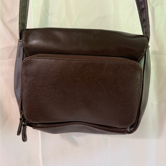 Crazy Horse Brown Leather Crossbody Bag - Picture 4 of 7